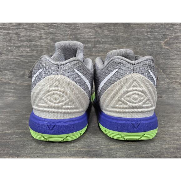 Nike Kyrie 5 Wolf Grey Lime Blast (TD) Shoes Size 7C Toddlers - Picture 4 of 8